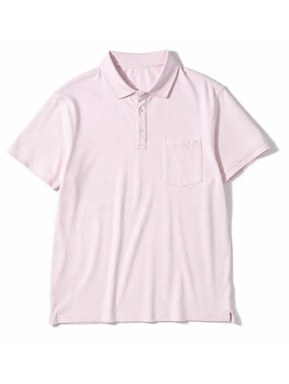 J.CREW Men’s Soft Stretch Cotton Pique Polo Shirt In Pink-XL